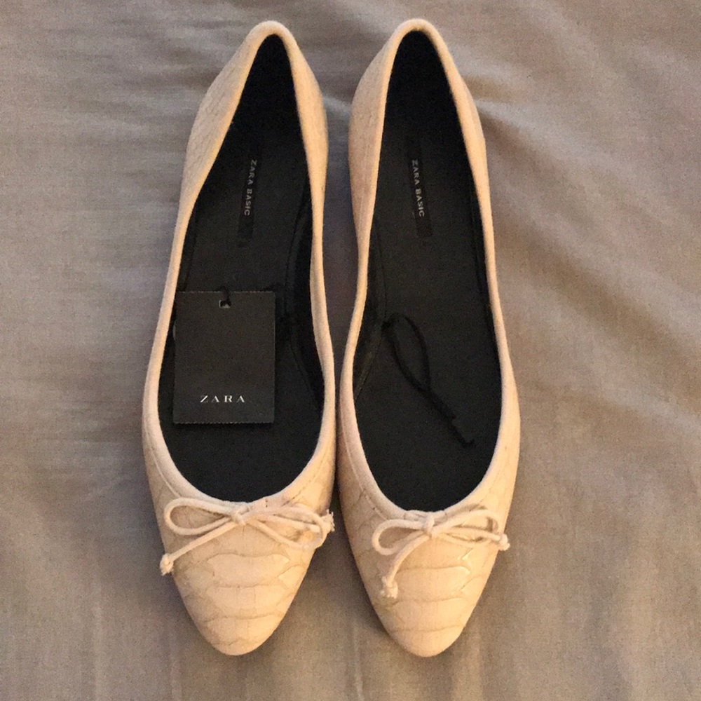 Zara - pink ballet flats